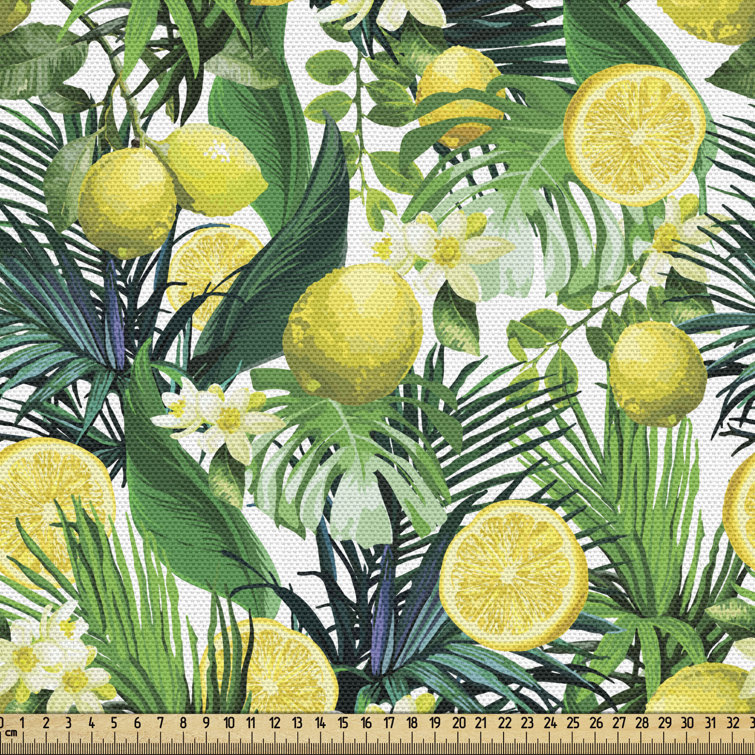 Lemon print hot sale fabric